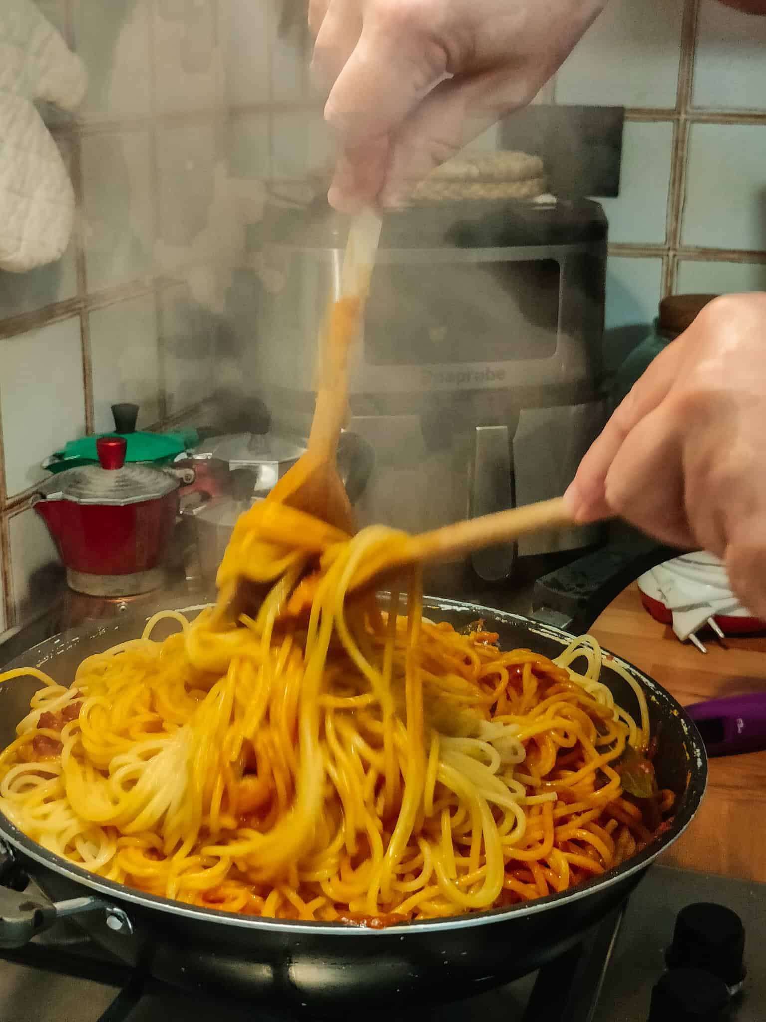 Spaghettata z przyjaciółmi - Dom z Kamienia blog