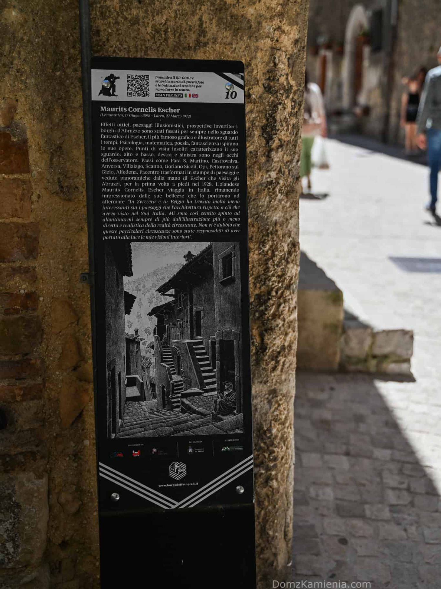 Abruzzo - Scanno, jezioro, Villalago, Eremo di San Domenico - Gole del Sagittario Dom z Kamienia blog