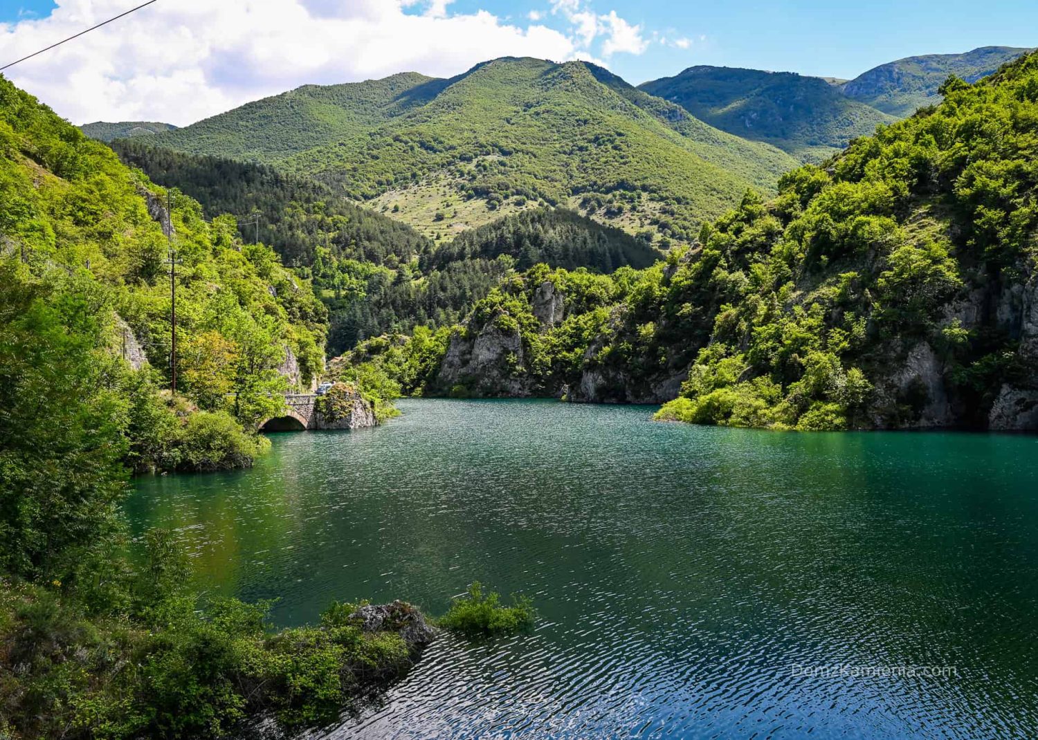 Abruzzo - Scanno, jezioro, Villalago, Eremo di San Domenico - Gole del Sagittario Dom z Kamienia blog
