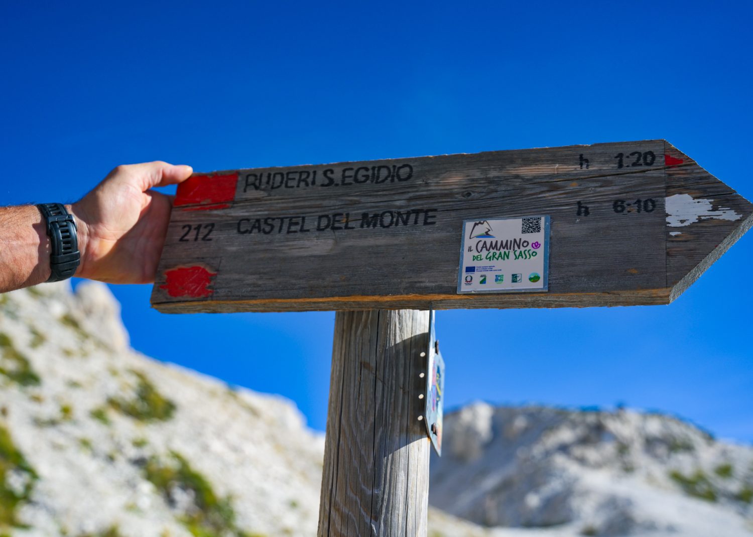 Dom z kamienia, blog Kasi Nowackiej, Abruzzo, il Cammino del Gran Sasso