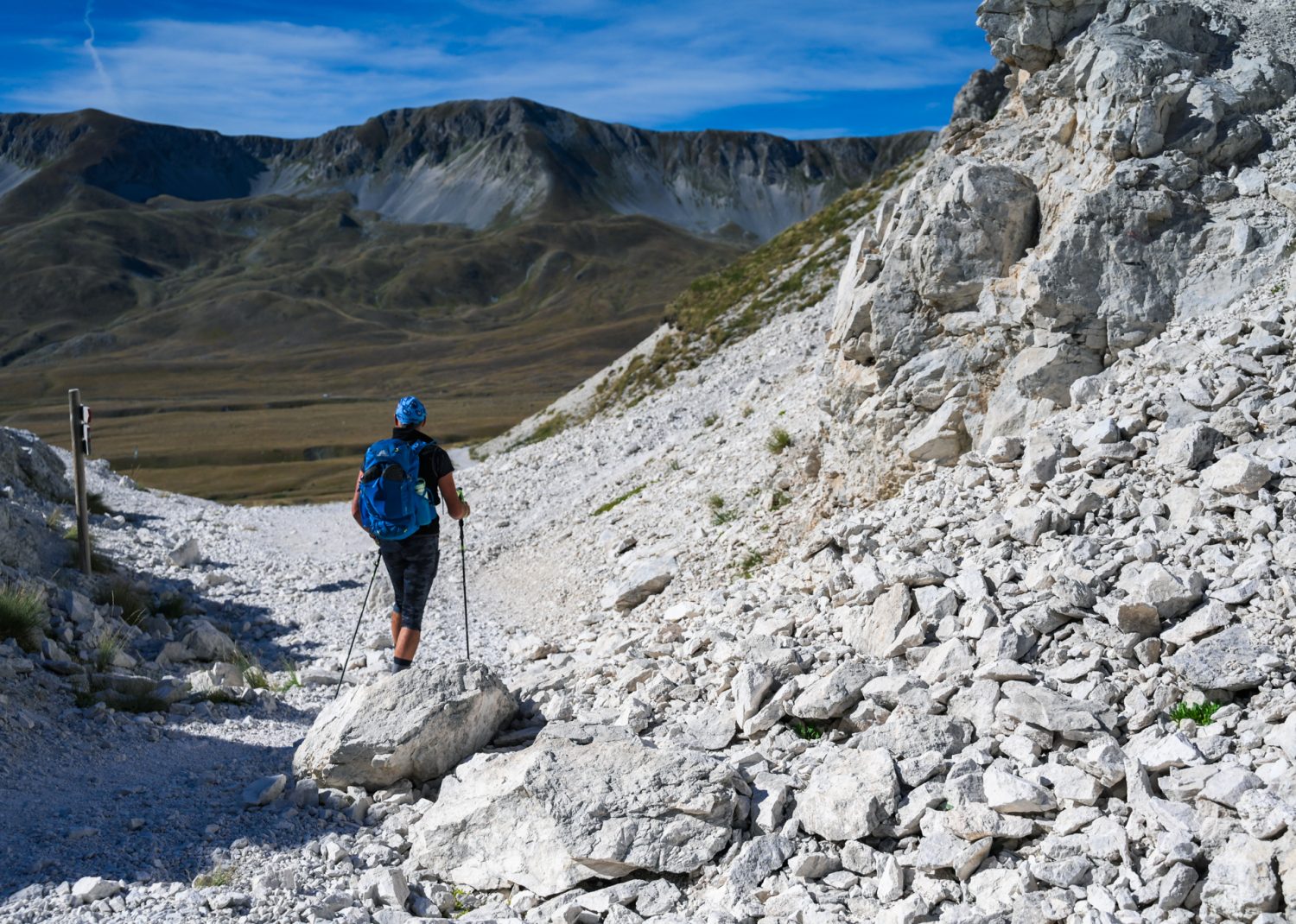 Dom z kamienia, blog Kasi Nowackiej, Abruzzo, il Cammino del Gran Sasso