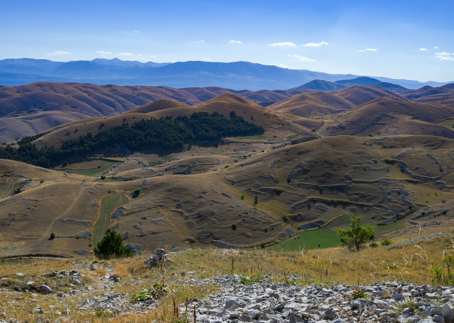 Dom z kamienia, blog Kasi Nowackiej, Abruzzo, il Cammino del Gran Sasso